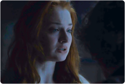 Sansa crying Game of Thrones The Gift