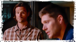Sam looks at Dean Supernatural Our LIttle World