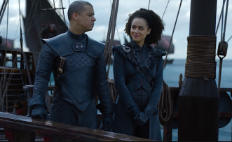 Greyworm Missandei ship Game of Thrones The Last of the Starks